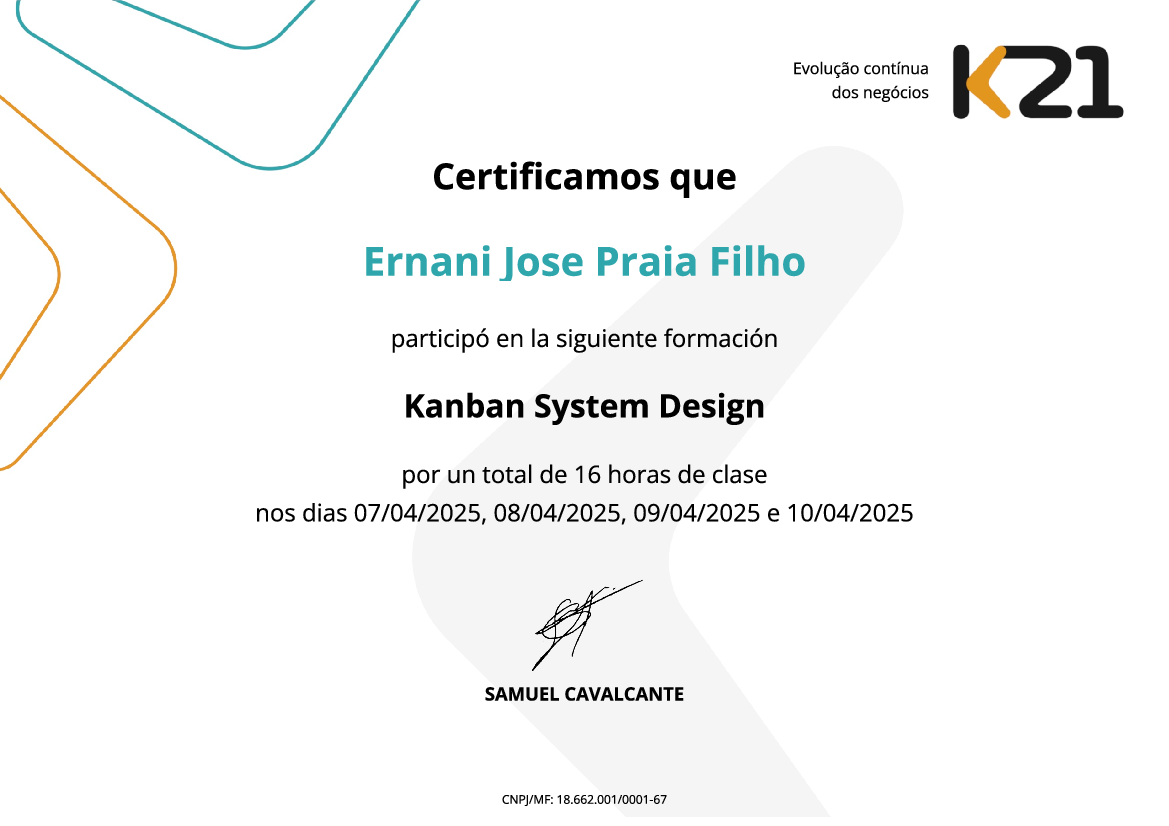 Certificado K21